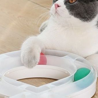 猫 おもちゃ 無限ループ・キャットボール猫じゃらし
