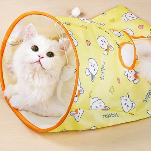 猫 おもちゃ にゃんこのトンネル遊び袋