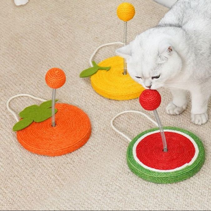 猫 おもちゃ すいかの輪っかじゃらし