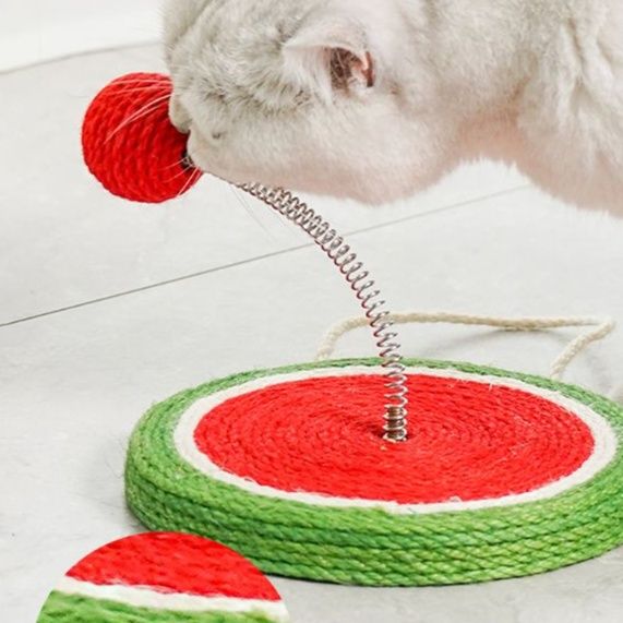 猫 おもちゃ すいかの輪っかじゃらし