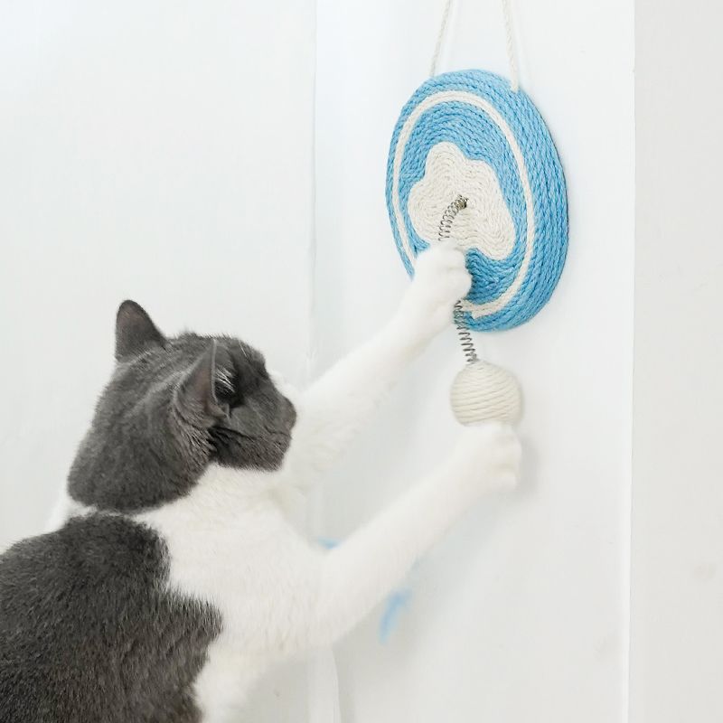 猫 おもちゃ フルーツ型ねこじゃらし スイングボール