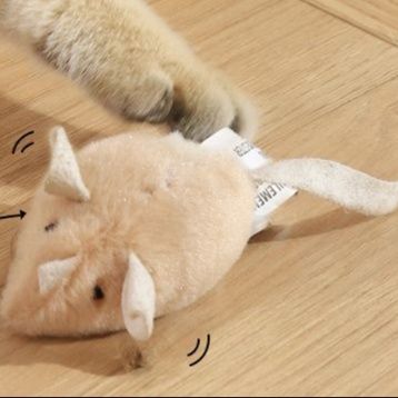 猫 おもちゃ 鳴き声付きネズミの猫じゃらし