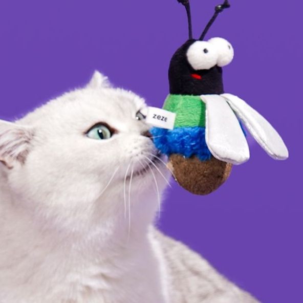 猫 おもちゃ ぶんぶんハチさん猫じゃらし