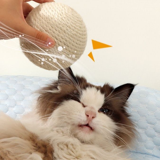 猫 おもちゃ 自然派麻玉 ころころ猫じゃらし