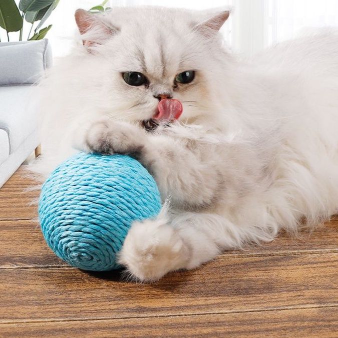 猫 おもちゃ 自然派麻玉 ころころ猫じゃらし