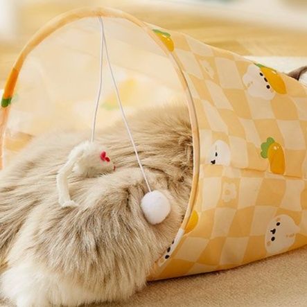 猫 おもちゃ トンネルチューブ おうちで遊ぼう猫じゃらし
