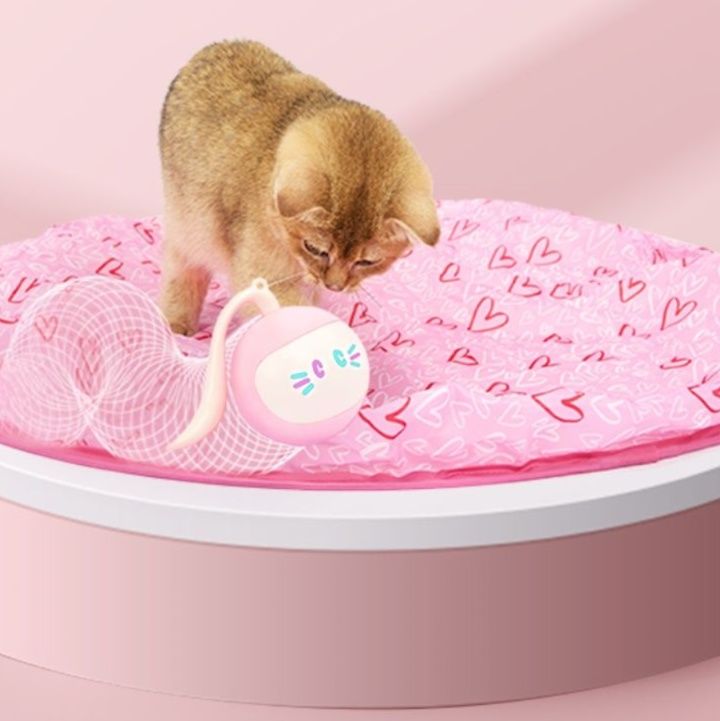 猫 おもちゃ ねこ遊びボール付き電動おもちゃ
