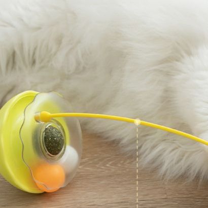 猫 おもちゃ 不倒のくるくる猫じゃらし ターンボール