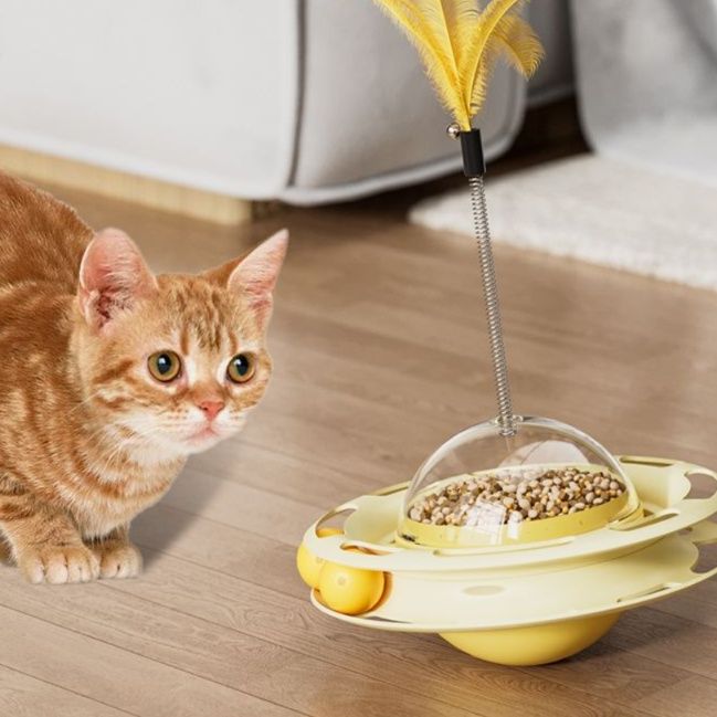 猫 おもちゃ 不倒翁もてあそび猫じゃらしタワー
