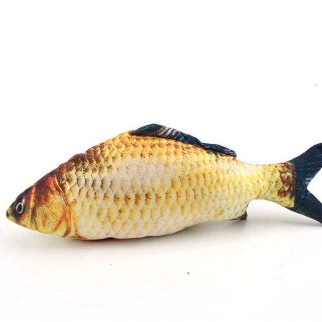 猫 おもちゃ 本格派 擬似魚型 猫じゃらし