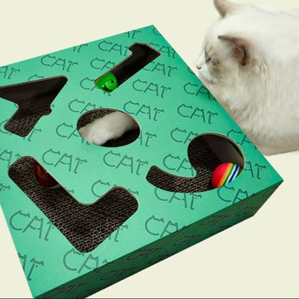 猫 おもちゃ ハンティングボックス 知育型猫じゃらし