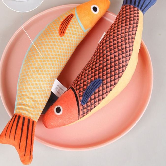 猫 おもちゃ 和風まったりお魚の猫じゃらし