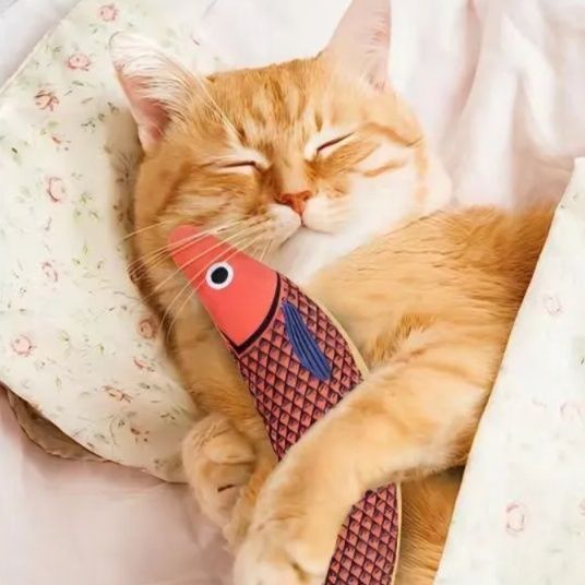 猫 おもちゃ にゃんこ大好き 魚型薄荷おもちゃ