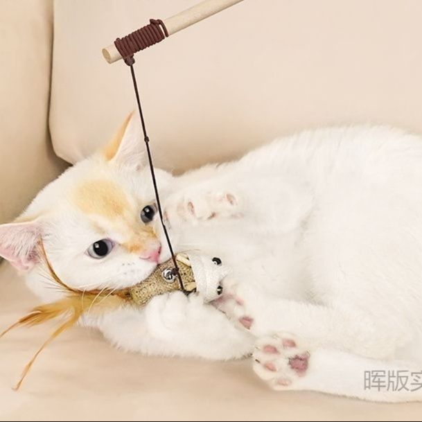 猫 おもちゃ 天然木製 ねこじゃらし コレクション