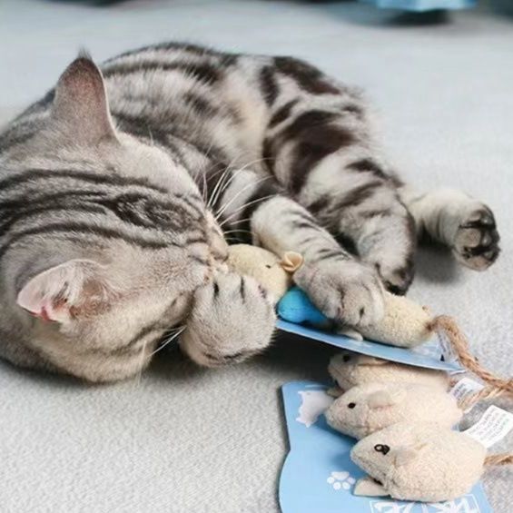 猫 おもちゃ もちもちねずみの猫のおもちゃ