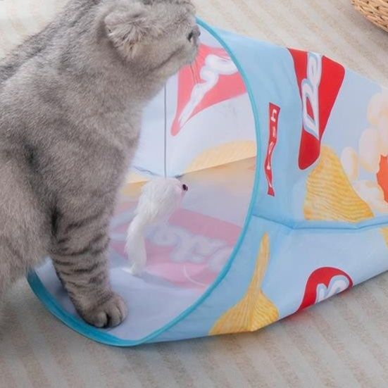 猫 おもちゃ おやつ袋型 ねこのまくら