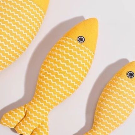 猫 おもちゃ ぬいぐるみ魚のリラックスクッション
