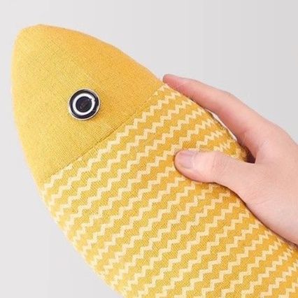 猫 おもちゃ ぬいぐるみ魚のリラックスクッション
