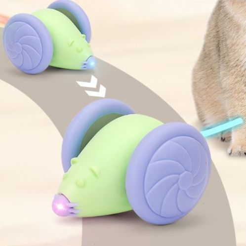 猫 おもちゃ まるまるマウス転がし知育玩具
