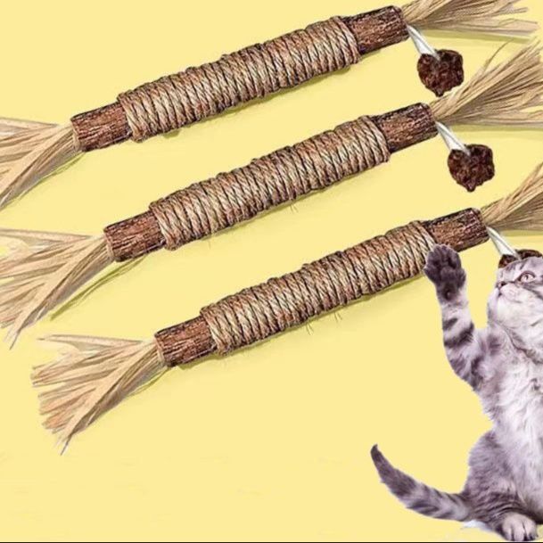 猫 おもちゃ 天然麻のぷるぷるストレス解消おもちゃ