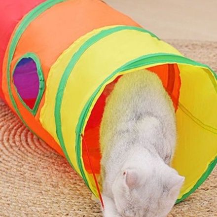 猫 おもちゃ トンネル型 遊び場 知育玩具