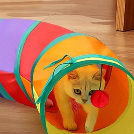 猫 おもちゃ トンネル型 遊び場 知育玩具