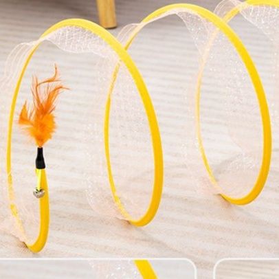 猫 おもちゃ トンネル型 猫の運動トンネル