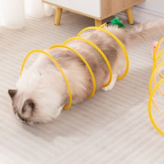 猫 おもちゃ トンネル型 猫の運動トンネル