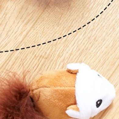 猫 おもちゃ もふもふネズミの電動おもちゃ