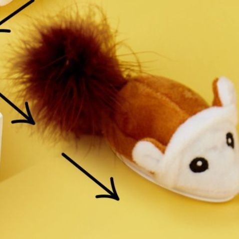猫 おもちゃ もふもふネズミの電動おもちゃ
