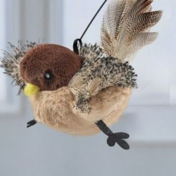 猫 おもちゃ 充電できる電動猫じゃらし鳥ちゃん
