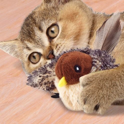 猫 おもちゃ 充電できる電動猫じゃらし鳥ちゃん