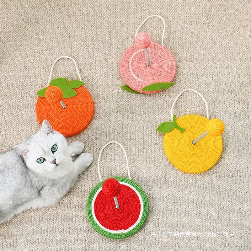 猫 おもちゃ くるくるフルーツボール猫の知育玩具