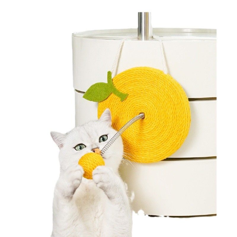 猫 おもちゃ くるくるフルーツボール猫の知育玩具