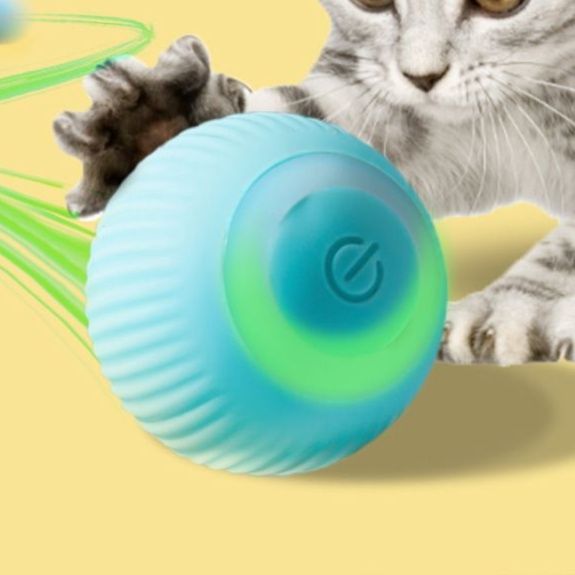 猫 おもちゃ 動くころころボール　猫の狩り遊び玩具