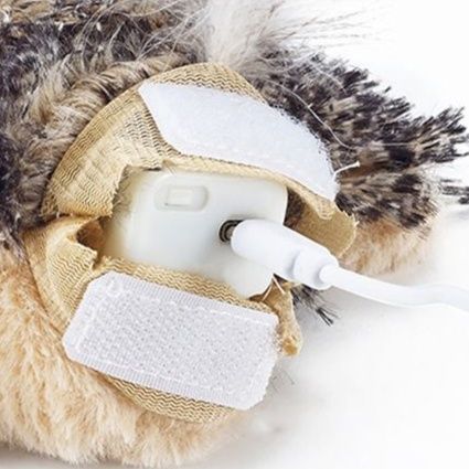 猫 おもちゃ くるくる小鳥の充電式猫じゃらし
