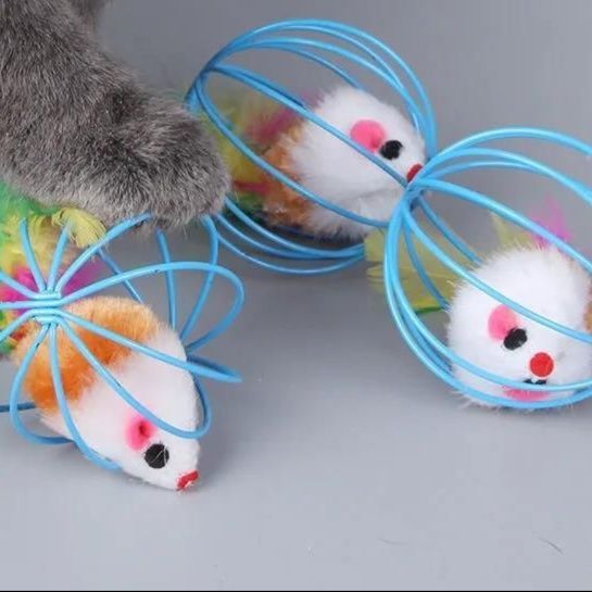 猫 おもちゃ 遊び心くすぐるネズミの玉手箱