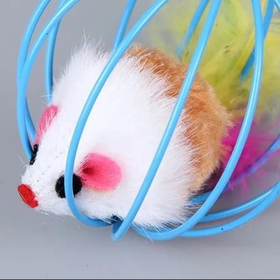猫 おもちゃ 遊び心くすぐるネズミの玉手箱