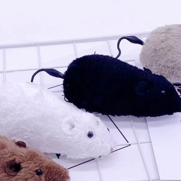 猫 おもちゃ ふわもこミニネズミの猫じゃらし