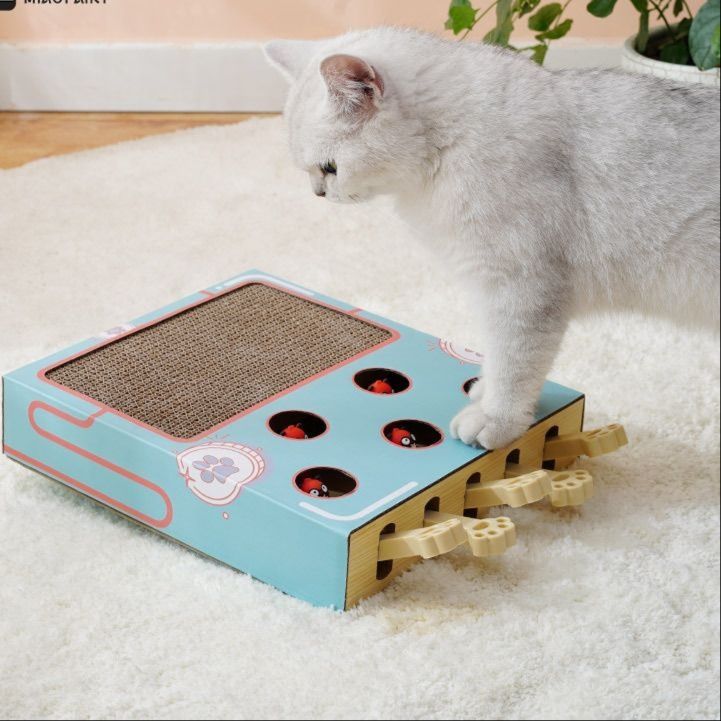 猫 おもちゃ もぐもぐネズミ探検パズルボックス