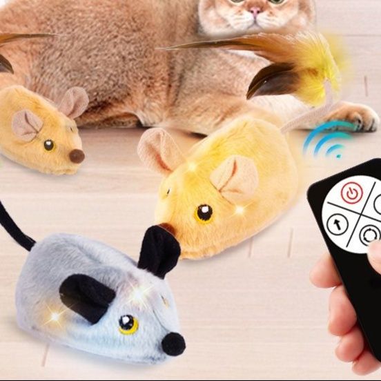 猫 おもちゃ 遊び心くすぐる ねずみの遠隔操作おもちゃ