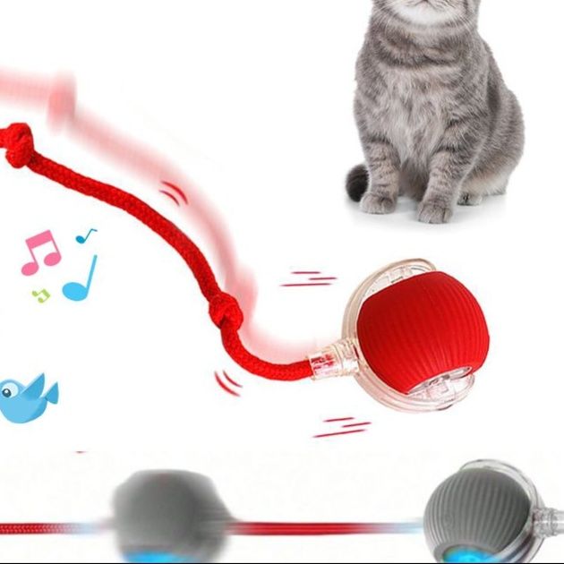 猫 おもちゃ 自動運動式猫じゃらしボール