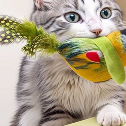 猫 おもちゃ 生成エラーです