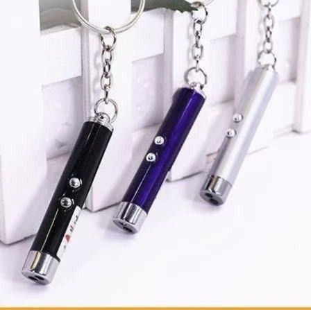 猫 おもちゃ 光る猫じゃらし キーホルダー