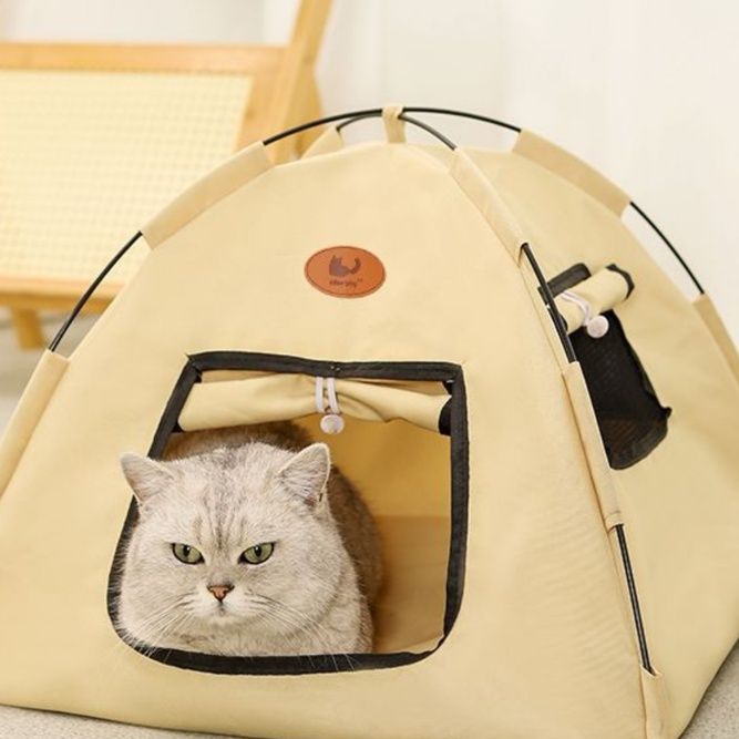 猫 おもちゃ ねこの隠れ家テント 知育ハウス