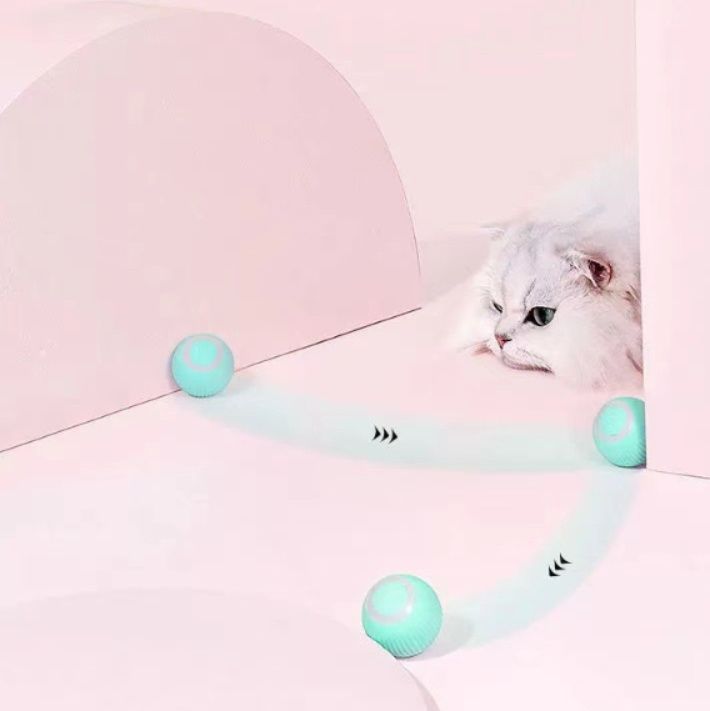 猫 おもちゃ 自動回転コロコロ電動ボール 運動不足解消グッズ