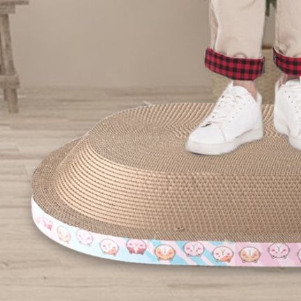 猫 おもちゃ お椀型爪とぎベッド多機能リラックス用品