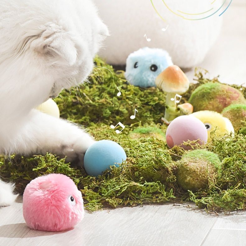 猫 おもちゃ ころころ鳴き声ボール