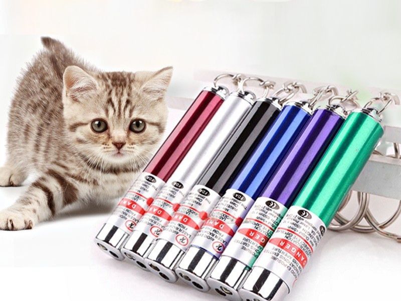 猫 おもちゃ 猫用レーザーポインター知育玩具キーホルダー