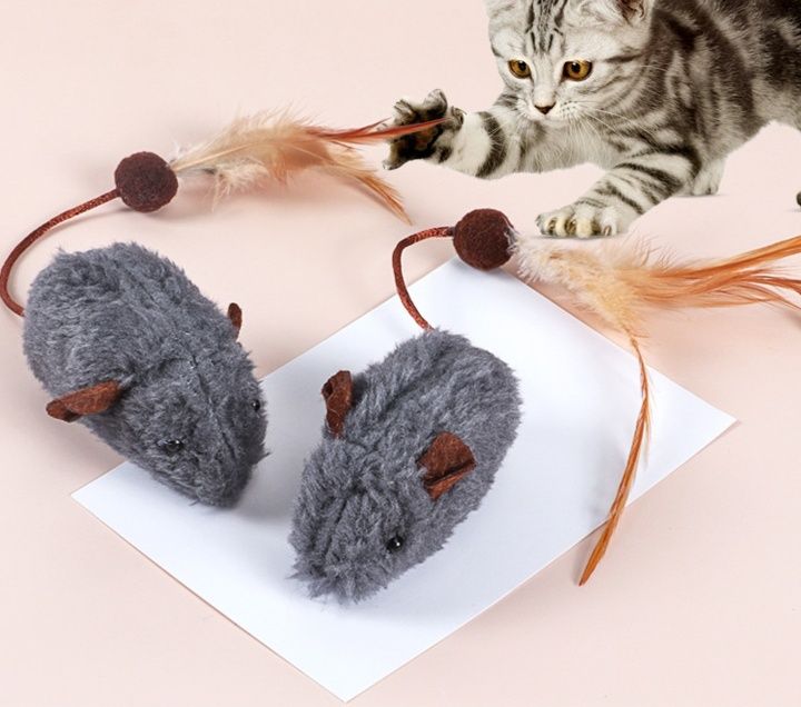 猫 おもちゃ 猫薄荷入りリアルネズミおもちゃぬいぐるみ